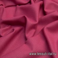 Плательная фактурная (о) брусничная - итальянские ткани Тессутидея арт. 05-3674