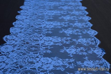 Кружевное полотно (о) светло-синее - итальянские ткани Тессутидея арт. 03-6153