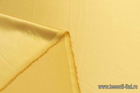 Шелк атлас (о) охра - итальянские ткани Тессутидея арт. 10-2632