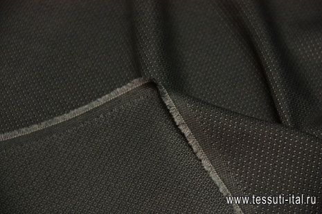 Костюмная (н) черно-серая ш-150см - итальянские ткани Тессутидея арт. 05-2285