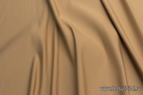 Хлопок для тренча (о) светло-коричневый - итальянские ткани Тессутидея арт. 01-6892