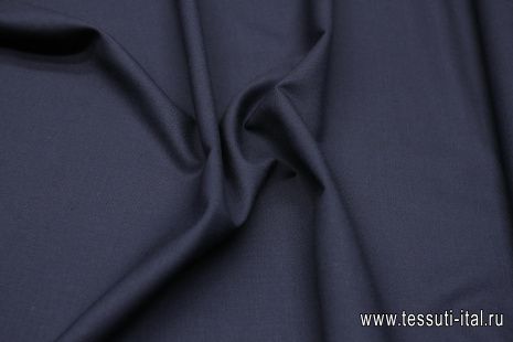 Костюмная (о) темно-синяя - итальянские ткани Тессутидея арт. 05-4487