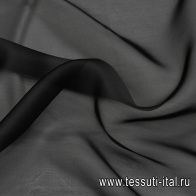 Органза (о) черная - итальянские ткани Тессутидея арт. 10-3625