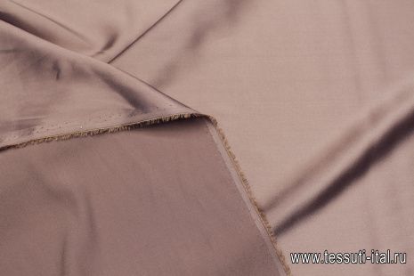 Шелк атлас стрейч (о) светло-фиолетовый - итальянские ткани Тессутидея арт. 10-3768