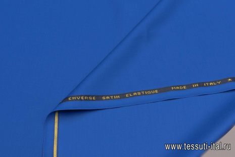 Костюмная стрейч дабл фейс (о) электрик - итальянские ткани Тессутидея арт. 05-4374