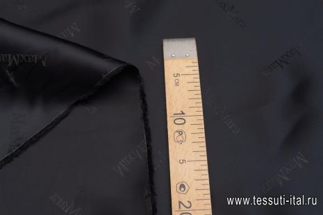 Подкладочная (о) черная - итальянские ткани Тессутидея арт. 08-1312