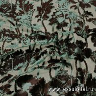 Панбархат (о) зеленый - итальянские ткани Тессутидея арт. 10-3778