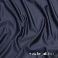 Трикотаж дабл (о) темно-синий - итальянские ткани Тессутидея арт. 13-1526