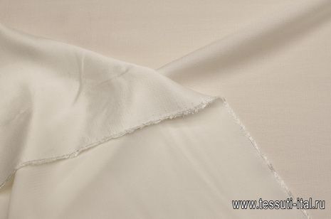 Плательная фактурная шелк+вискоза (о) айвори - итальянские ткани Тессутидея арт. 10-3773