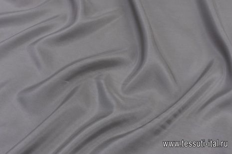 Шелк матовый (о) серый - итальянские ткани Тессутидея арт. 10-2493