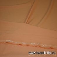 Плательная вискоза креп (о)  Leitmotiv светло-оранжевая - итальянские ткани Тессутидея арт. 04-0675