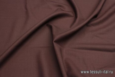 Костюмная (н) темно-бордовая - итальянские ткани Тессутидея арт. 05-4510