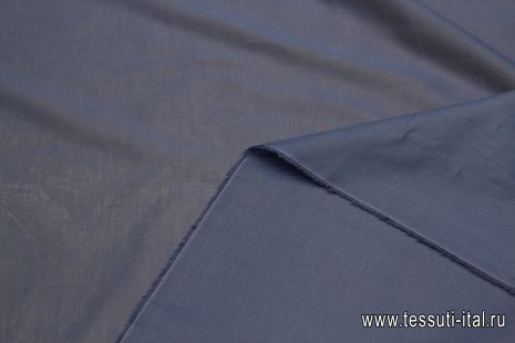 Батист (о) синий - итальянские ткани Тессутидея арт. 01-7452