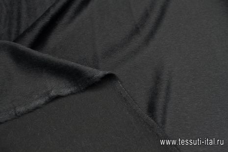 Пальтовая (о) черная - итальянские ткани Тессутидея арт. 09-2046