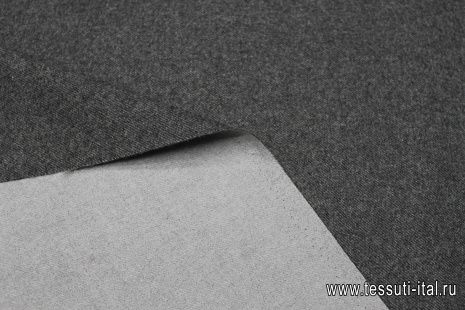 Костюмная твид на мембране (о) серая - итальянские ткани Тессутидея арт. 05-4695