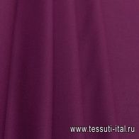 Костюмная диагональ стрейч (о) темная фуксия - итальянские ткани Тессутидея арт. 05-4260