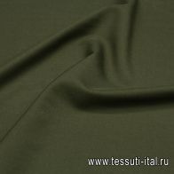 Костюмная (о) темно-зеленая - итальянские ткани Тессутидея арт. 05-4471