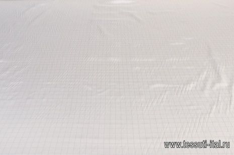 Подкладочная стрейч (н) черно-белая клетка - итальянские ткани Тессутидея арт. 07-1200