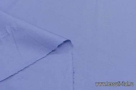 Сорочечный поплин стрейч (о) сине-сиреневый - итальянские ткани Тессутидея арт. 01-6854