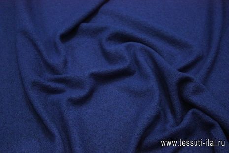 Пальтовая лоден (о) синяя ш-145см - итальянские ткани Тессутидея арт. 09-1224