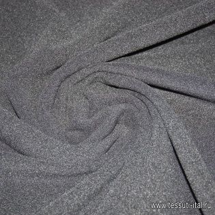 Трикотаж флис (о) черный - итальянские ткани Тессутидея арт. 13-0853