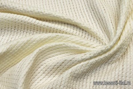Хлопок матлассе (о) айвори - итальянские ткани Тессутидея арт. 01-5225