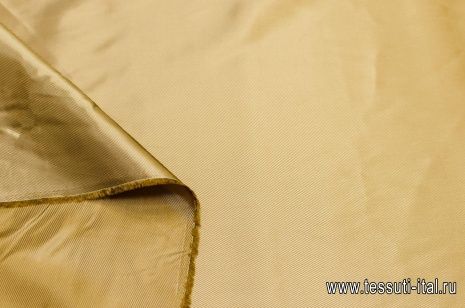 Подкладочная твил (о) бежевая - итальянские ткани Тессутидея арт. 08-0921