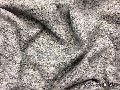 Трикотаж (о) серый меланж - итальянские ткани Тессутидея арт. 13-1309