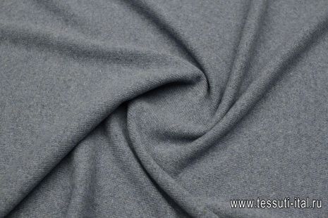 Трикотаж кашемир (о) серо-голубой - итальянские ткани Тессутидея арт. 15-1125