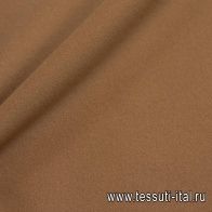 Пальтовая дабл двухслойная (о) кэмел в стиле Burberry - итальянские ткани Тессутидея арт. 09-1834