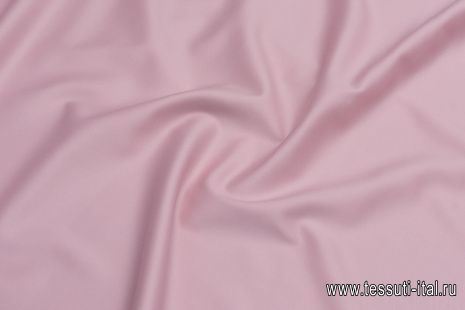 Костюмная стрейч дабл фейс (о) розовая - итальянские ткани Тессутидея арт. 05-4372