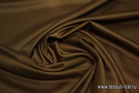 Пальтовая (о) темно-горчичная ш-160см - итальянские ткани Тессутидея арт. 09-1166