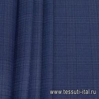 Костюмная (н) сине-бежевая клетка в стиле Loro Piana - итальянские ткани Тессутидея арт. 05-4156