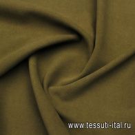 Костюмная хлопок+вискоза (о) коричневая - итальянские ткани Тессутидея арт. 05-4703
