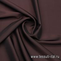 Подкладочная стрейч (о) коричнево-бордовая - итальянские ткани Тессутидея арт. 07-1478