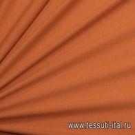 Трикотаж хлопок (о) коричнево-оранжевый - итальянские ткани Тессутидея арт. 12-1073