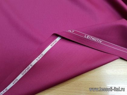 Плательная шерсть супер (о) Leitmotiv бордовая - итальянские ткани Тессутидея арт. 17-0587