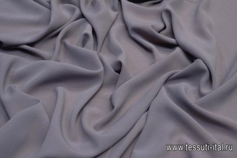 Плательная креп (о) светло-серо-фиолетовая - итальянские ткани Тессутидея арт. 03-6189