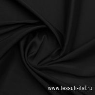 Подкладочная стрейч (о) черная - итальянские ткани Тессутидея арт. 07-1493