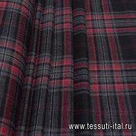 Костюмная (н) черно-красно-серая клетка - итальянские ткани Тессутидея арт. 05-4204