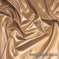 Тафта (о) коричневая с бронзовым напылением - итальянские ткани Тессутидея арт. 03-6300