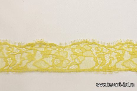 Кружево Solstiss (о) темно-желтое ш-5см - итальянские ткани Тессутидея арт. 03-7098