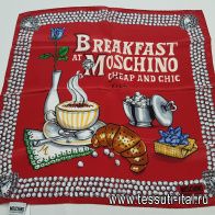Шелк купон-платок MOSCHINO  53*53см - итальянские ткани Тессутидея арт. F-1476