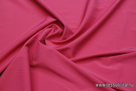Подкладочная стрейч (о) темно-розовая - итальянские ткани Тессутидея арт. 07-1455