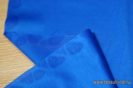 Трикотаж (о) синий - итальянские ткани Тессутидея арт. 12-0681