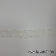 Кружевная тесьма (о) айвори ш-1,3см - итальянские ткани Тессутидея арт. 04-1051