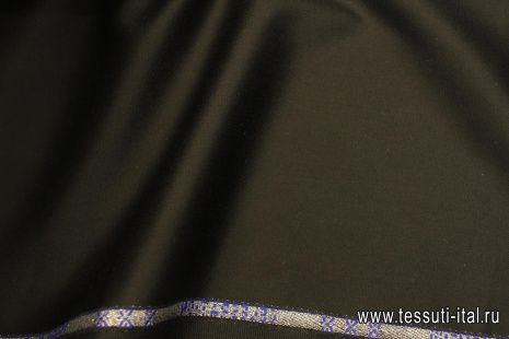 Костюмная (о) черная - итальянские ткани Тессутидея арт. 05-4437