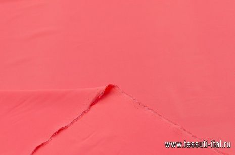 Крепдешин (о) коралловый - итальянские ткани Тессутидея арт. 03-5774