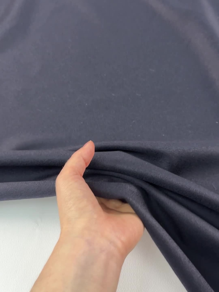 Костюмная кашемир (о) темно-синяя - итальянские ткани Тессутидея арт. 05-5146