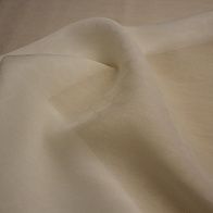 Органза фактурная (о) стилизованный горох айвори - итальянские ткани Тессутидея арт. 10-3112